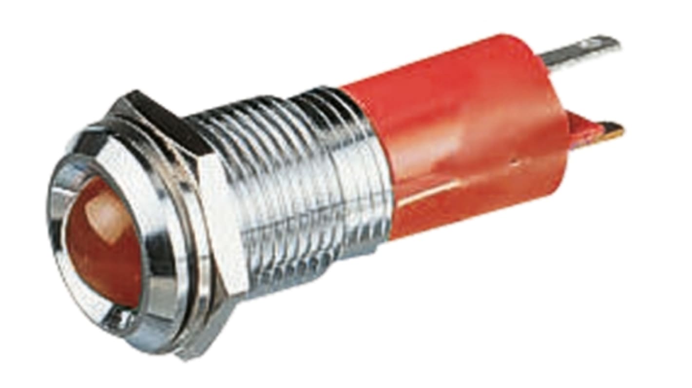 CML Innovative Technologies パイロットランプ, 12V, 赤, 実装ホールサイズ:14mm, 192102Z3