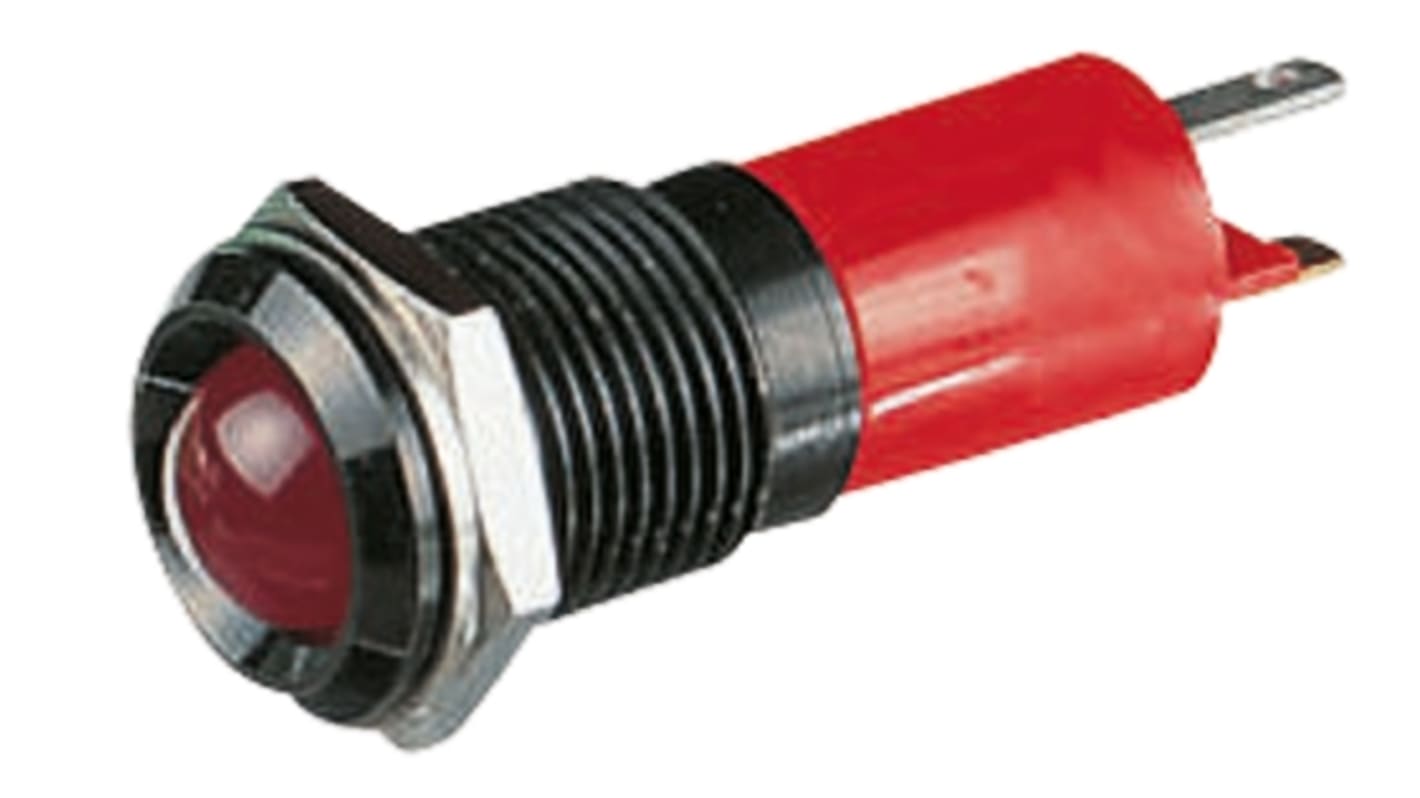 CML Innovative Technologies Red Panel Mount Indicator, 12V, 14mm Mounting Hole Size