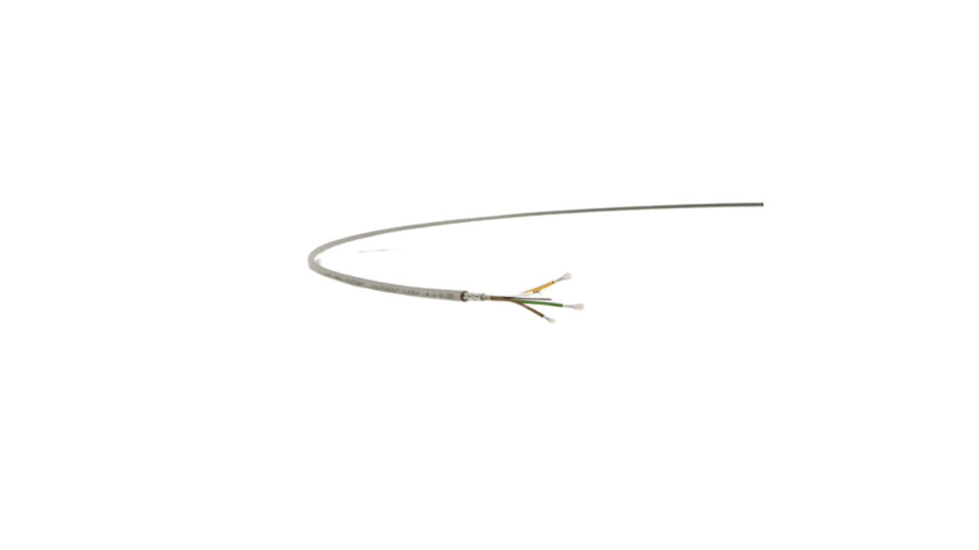 0034404 Lapp Multicore Data Cable, 0.25 mm², 4 Cores, 24 AWG