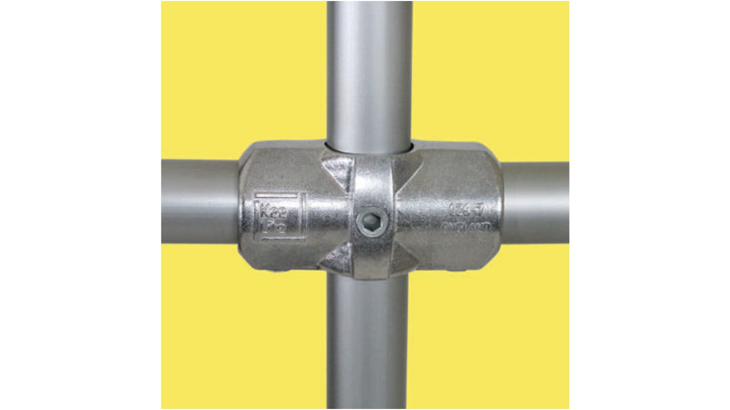 Kee Lite Cross Connector Connecting Component, Strut Profile Type 6, Round Tube Size Type 6