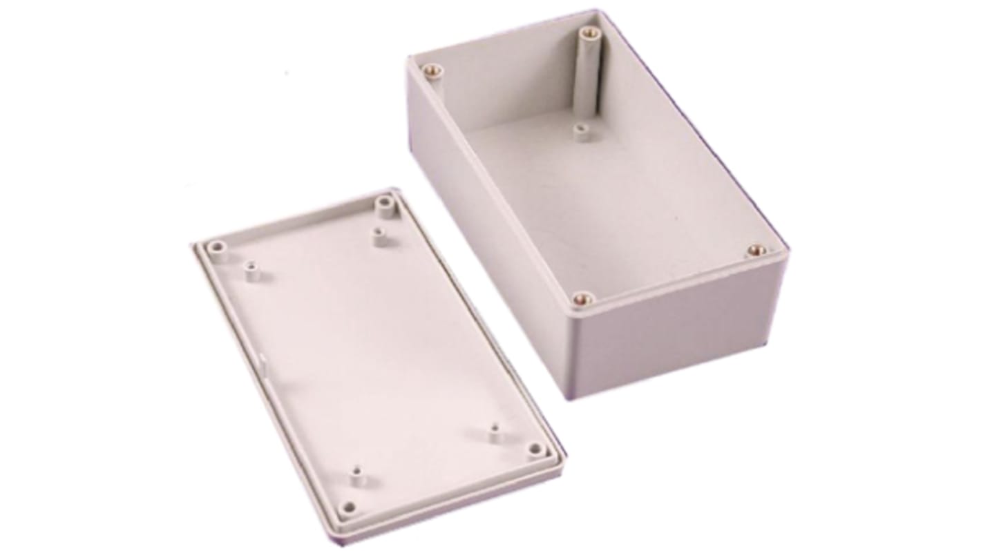 Caja Hammond de ABS pirroretardante Gris, 165 x 71 x 29mm, IP54