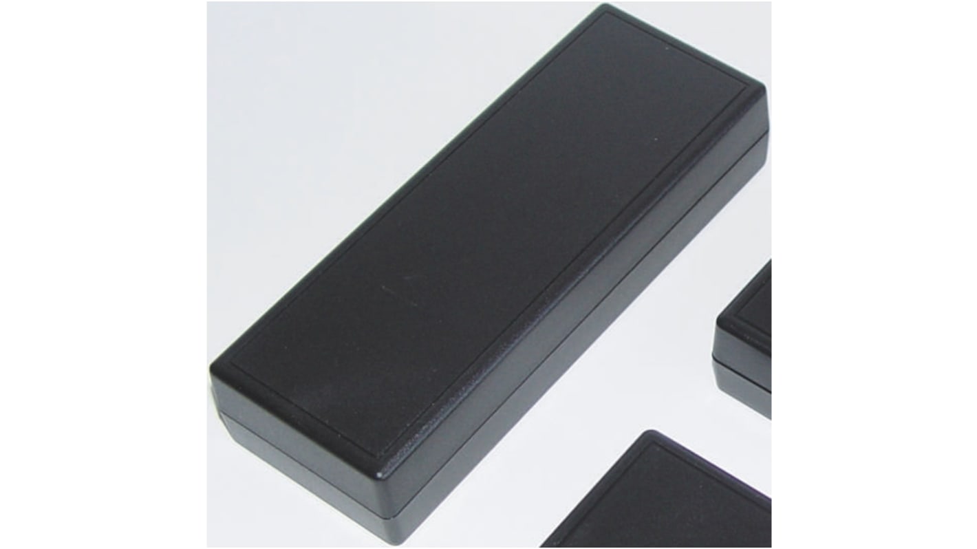 Serpac C Series Black ABS Enclosure, Black Lid, 57.5 x 40.9 x 19.1mm