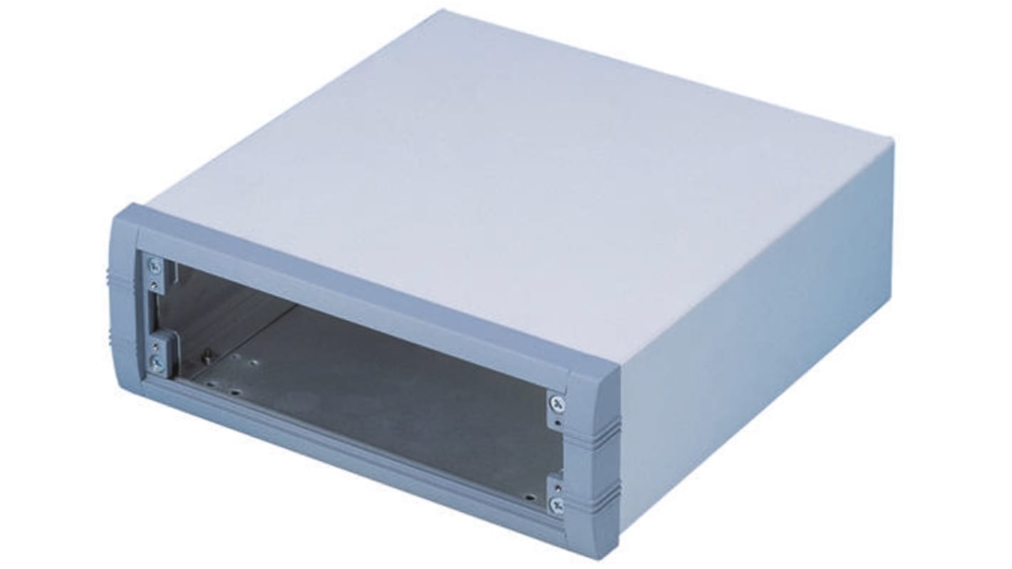 Caja para instrumentación METCASE de Aluminio Gris, 260 x 250 x 85mm, IP40