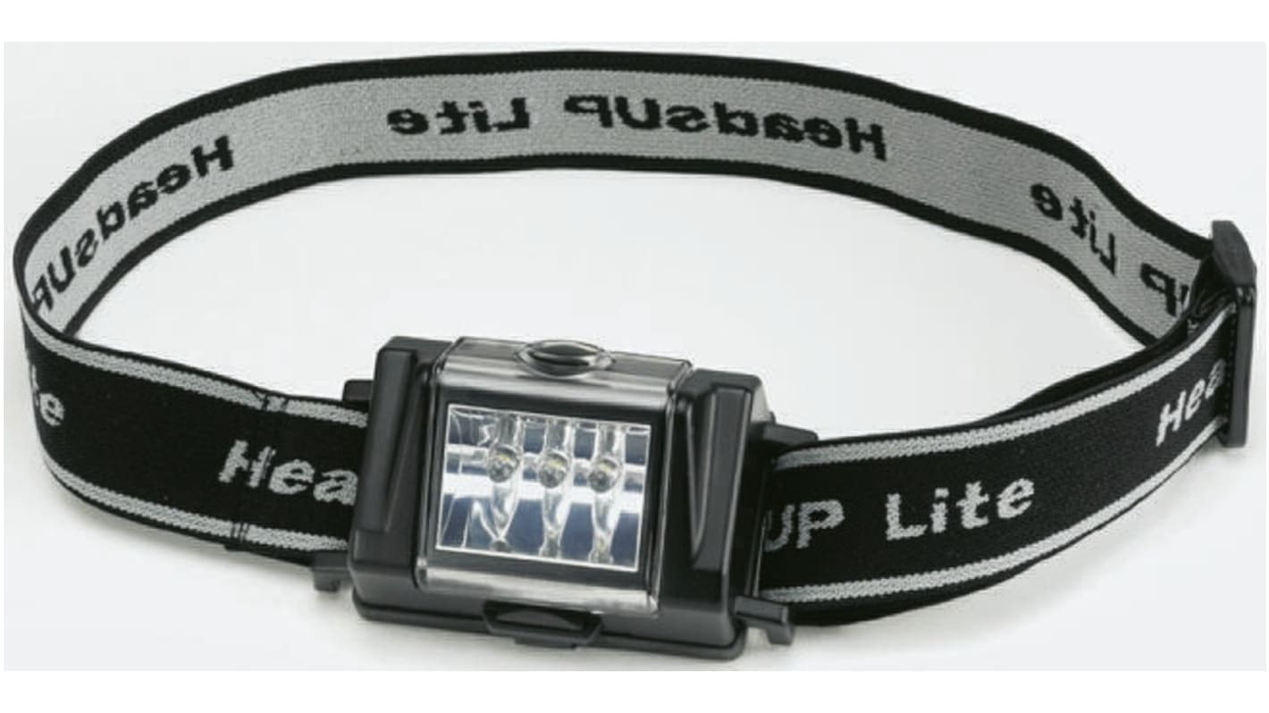 Peli HeadsUp Lite ATEX LED Head Torch Black 14 lm, 30 lm