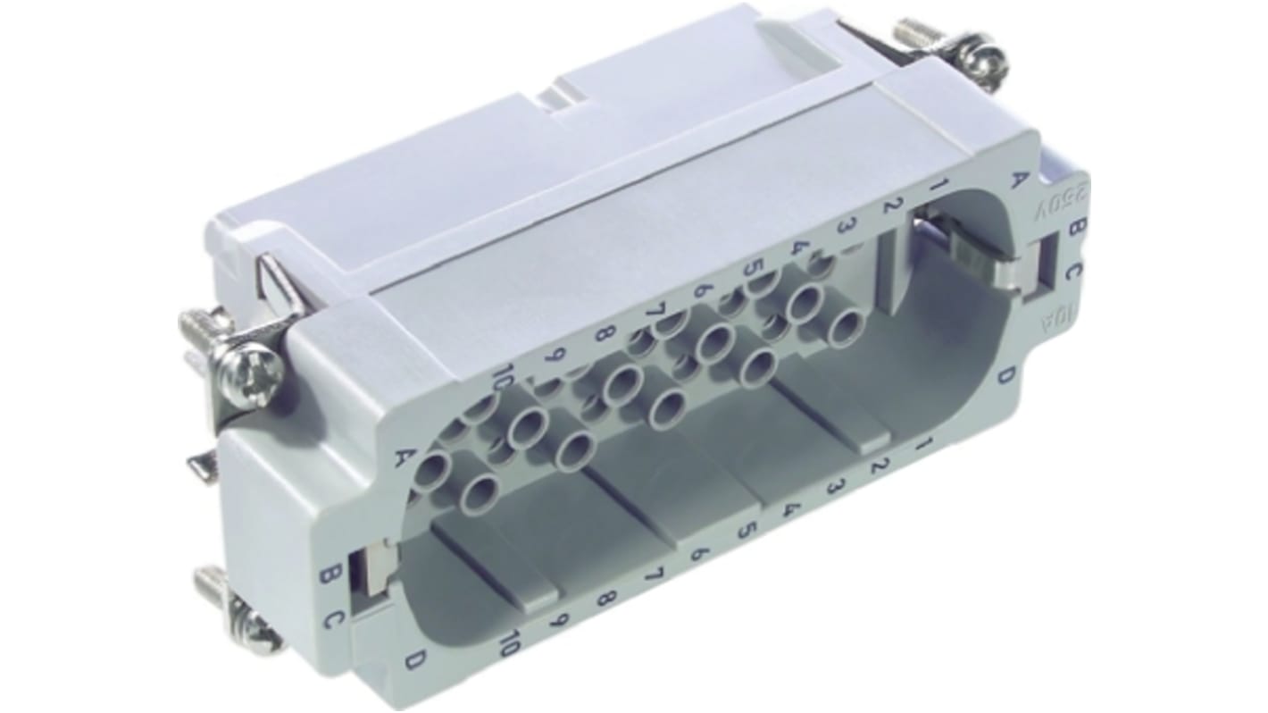 EPIC H-D Industrie-Steckverbinder Kontakteinsatz, 40-polig 10A Stecker
