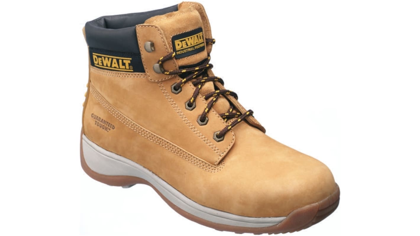 DeWALT Apprentice EN20345 SB, Herren, Sicherheitsstiefel Beige, mit Stahl-Schutzkappe, Größe 41 / UK 7