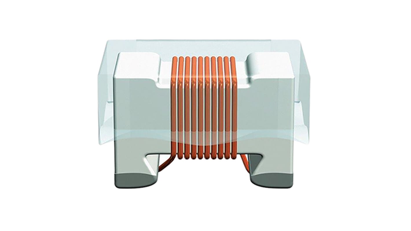 EPCOS SIMID Drosselspule, 47 nH 600mA mit Keramik-Kern, 0805 (2012M) Gehäuse 2.3mm / ±5%, 2GHz