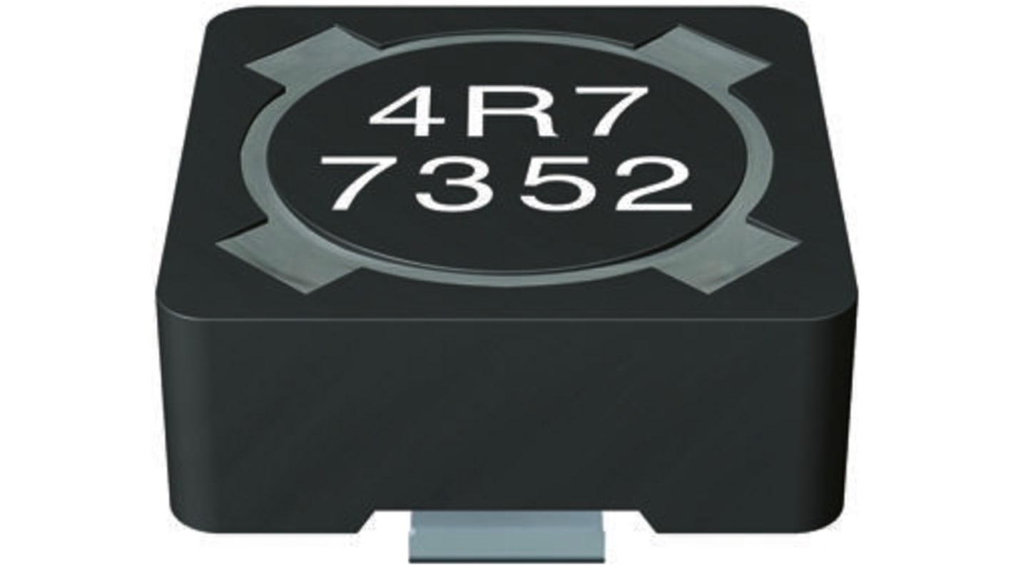 EPCOS, B82472-G4 Shielded Wire-wound SMD Inductor with a Ferrite Core, 4.7 μH ±20% Wire-Wound 2.3A Idc