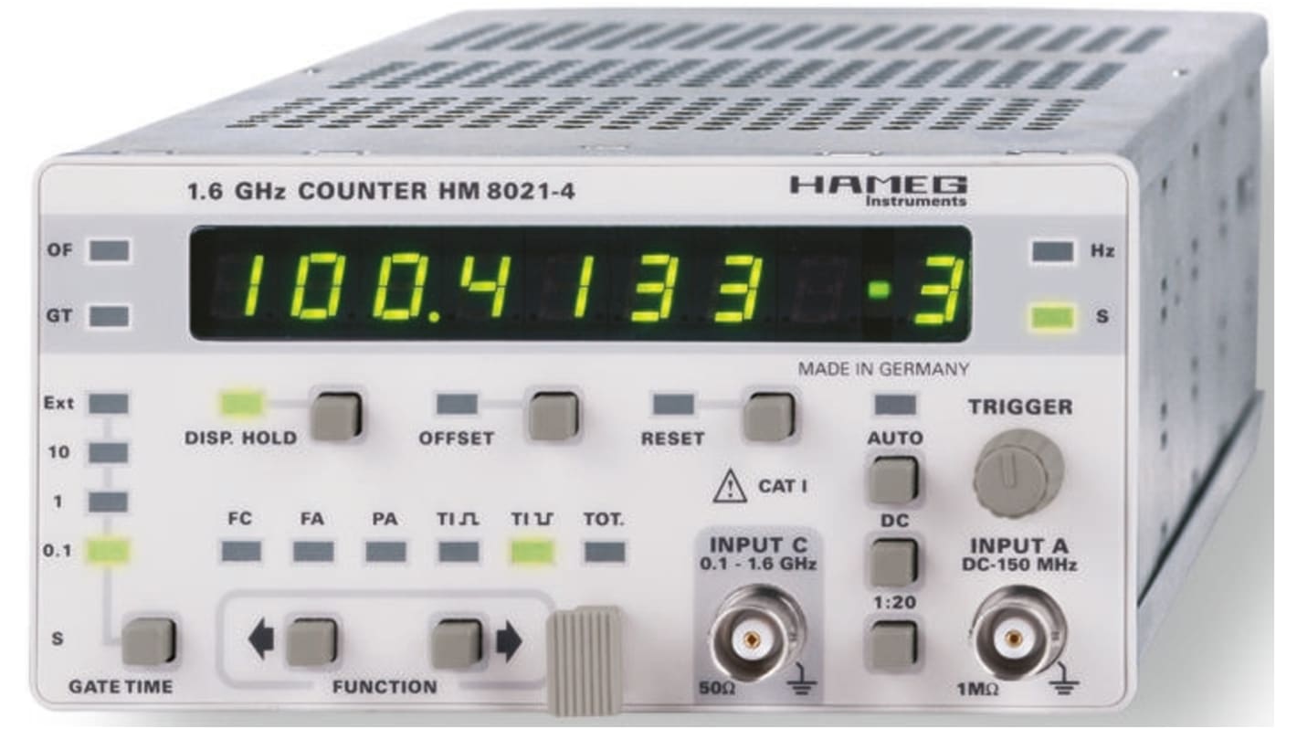 Rohde & Schwarz HM8021-4 Function Counter, 0Hz Min, 1.6GHz Max