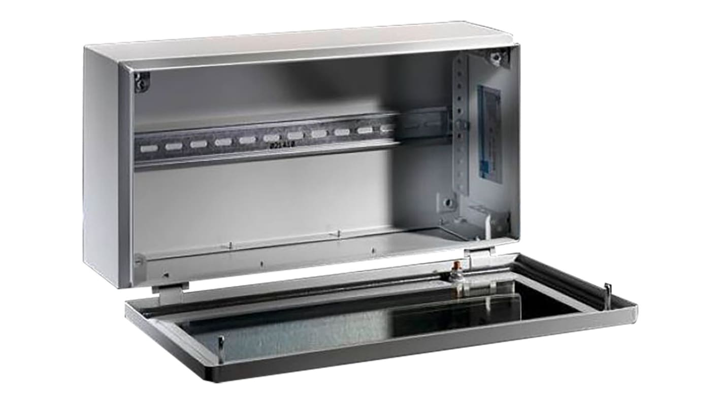 Rittal BG Series Steel Wall Box, IP65, Viewing Window, 200 mm x 600 mm x 125mm