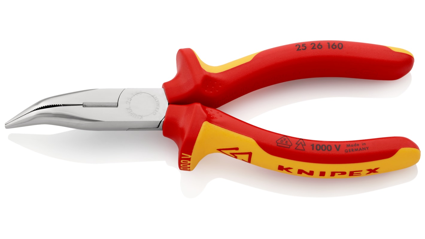 Draper 55639 Knipex Long Nose Pliers, 160 Mm - Side Cutting Pliers