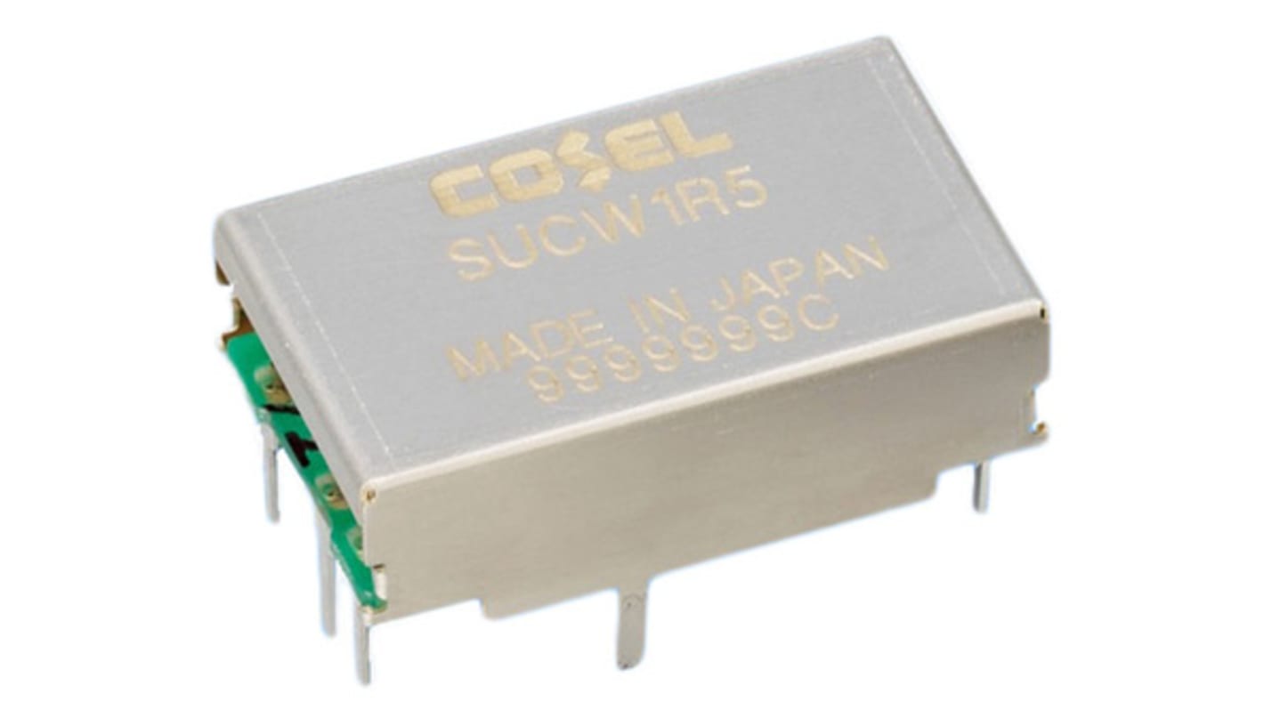 Cosel DC/DC-Wandler 1.56W 4,5→ 9 V dc IN, ±12V dc OUT / 65mA Durchsteckmontage 500V ac isoliert