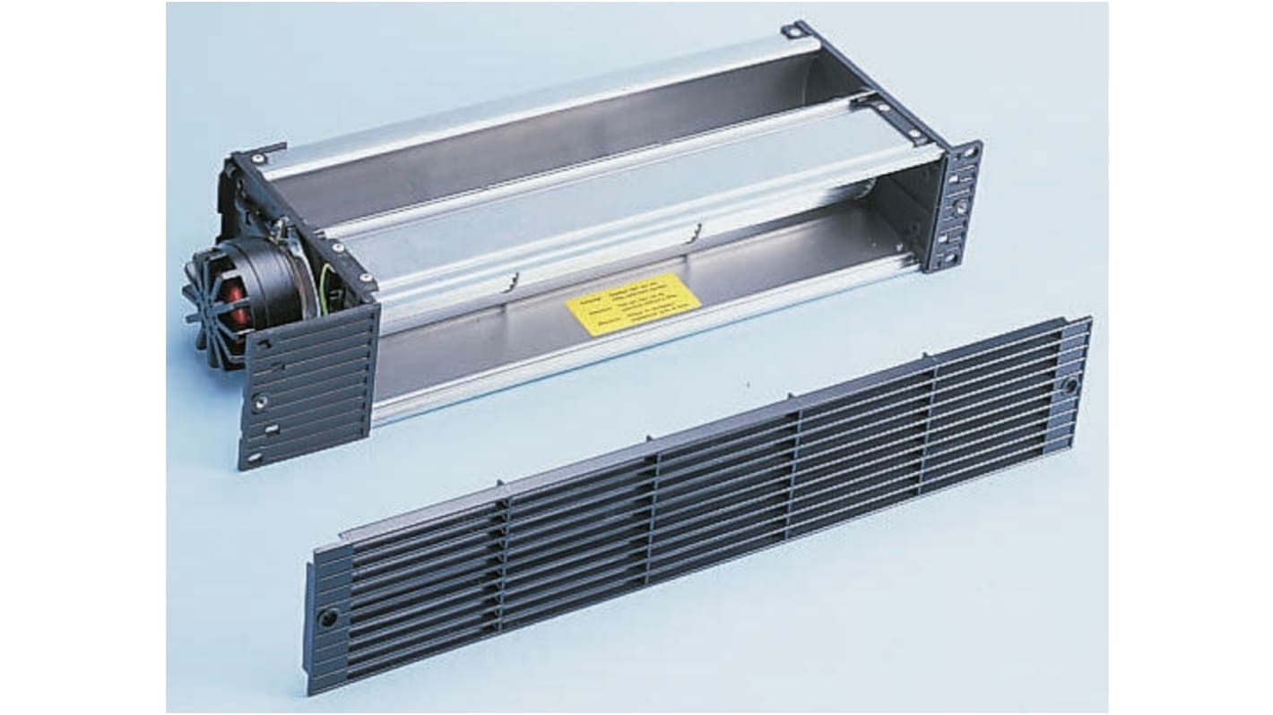 Ventilador centrífugo ebm-papst de 169 x 483 x 88mm, alim 230 V ac, caudal 340m³/h, 54dB, 2390rpm