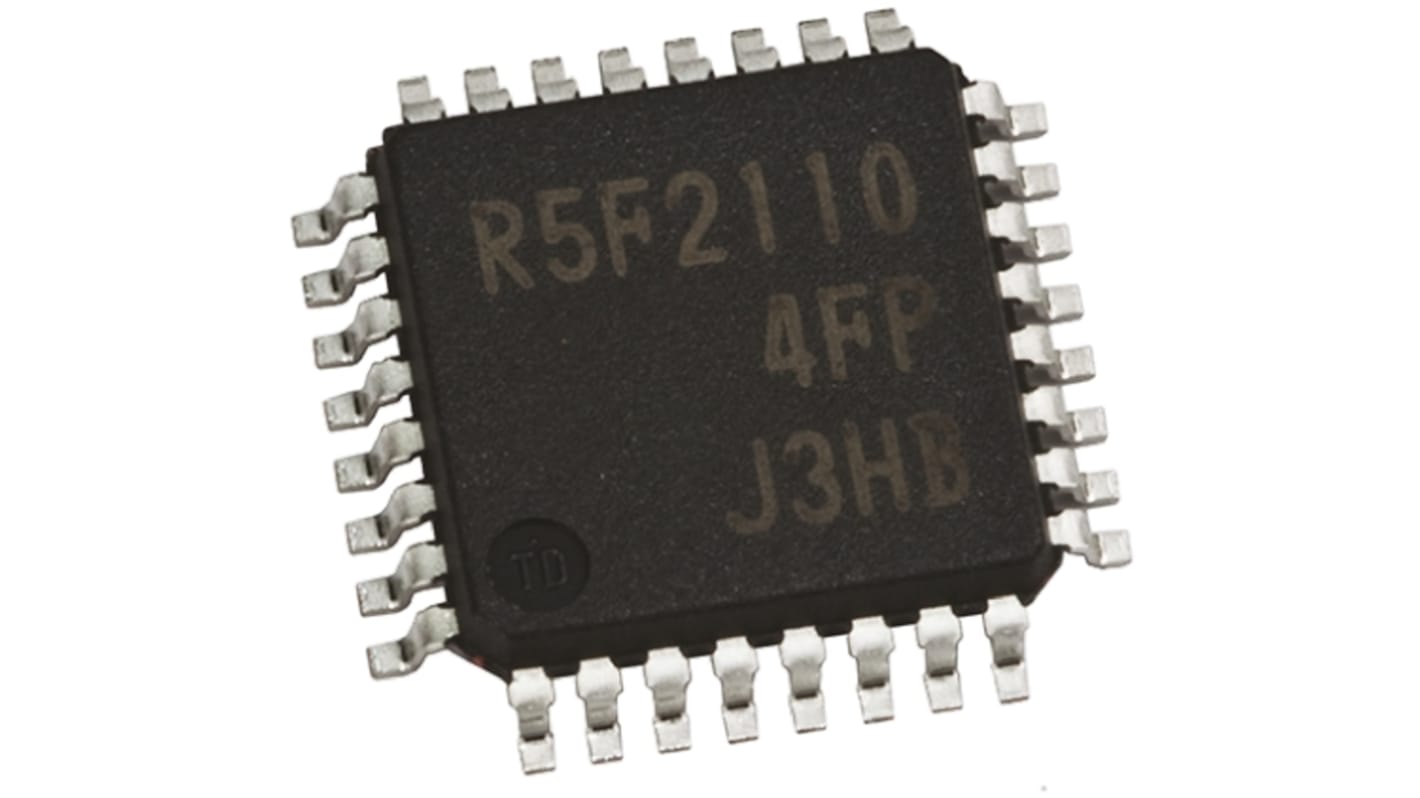 Renesas Electronics R5F21266SNFP, 16bit R8C/26 Microcontroller, R8C, 20MHz, 32 kB Flash, 32-Pin LQFP