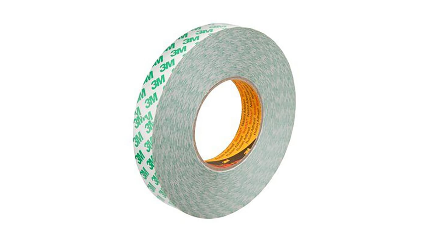 3M 9087 Kunststoff-Klebeband doppelseitig, Weiß, -40°C bis +93°C, Stärke 0.26mm, 25mm x 50m