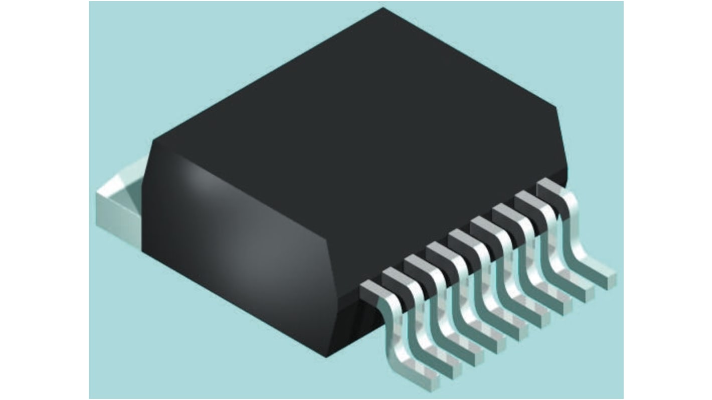Clase A-B Amplificador de audio LM4940TS/NOPB, Amplificador de potencia de audio estéreo 3.1W TO-263, 10-Pines +85 °C