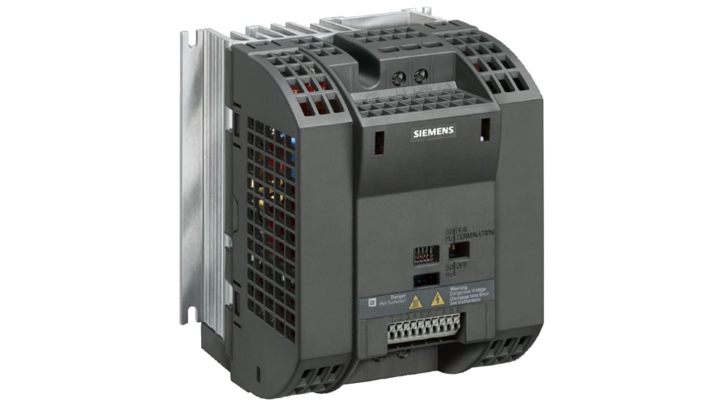Siemens SINAMICS G110, 1-Phasen Frequenzumrichter 1,5 kW, 230 V ac / 19,7 A 0 → 550Hz