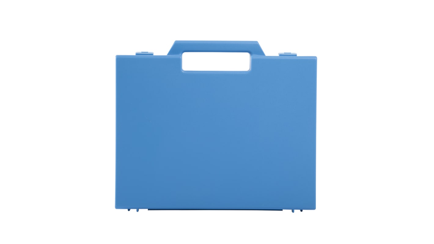 RS PRO Polypropylen Transportkoffer Blau , Außenmaße 265 x 226 x 50mm / Innen 260 x 197 x 45mm