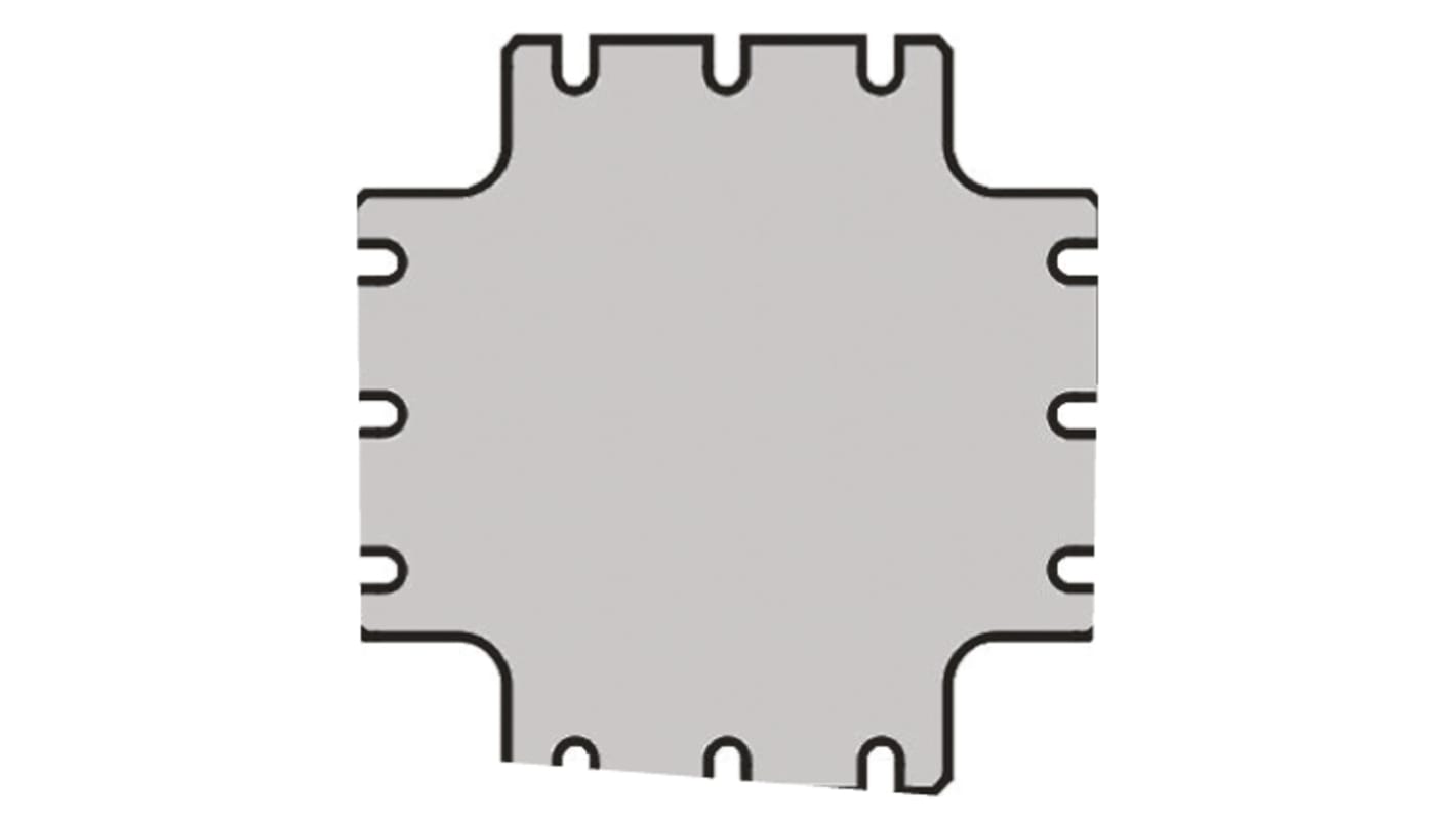 Legrand Steel Mounting Plate, 2mm H, 172mm W, 172mm L for Use with Atlantic Enclosure