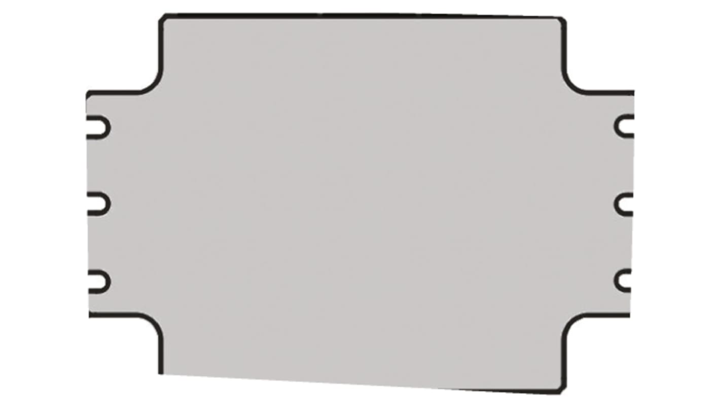 Legrand Steel Mounting Plate, 2mm H, 272mm W, 122mm L for Use with Atlantic Enclosure