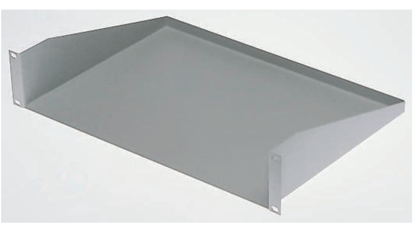 Cooper B-Line Grey Cantilever Shelf, 4U, 35kg Load, 483mm x 400mm