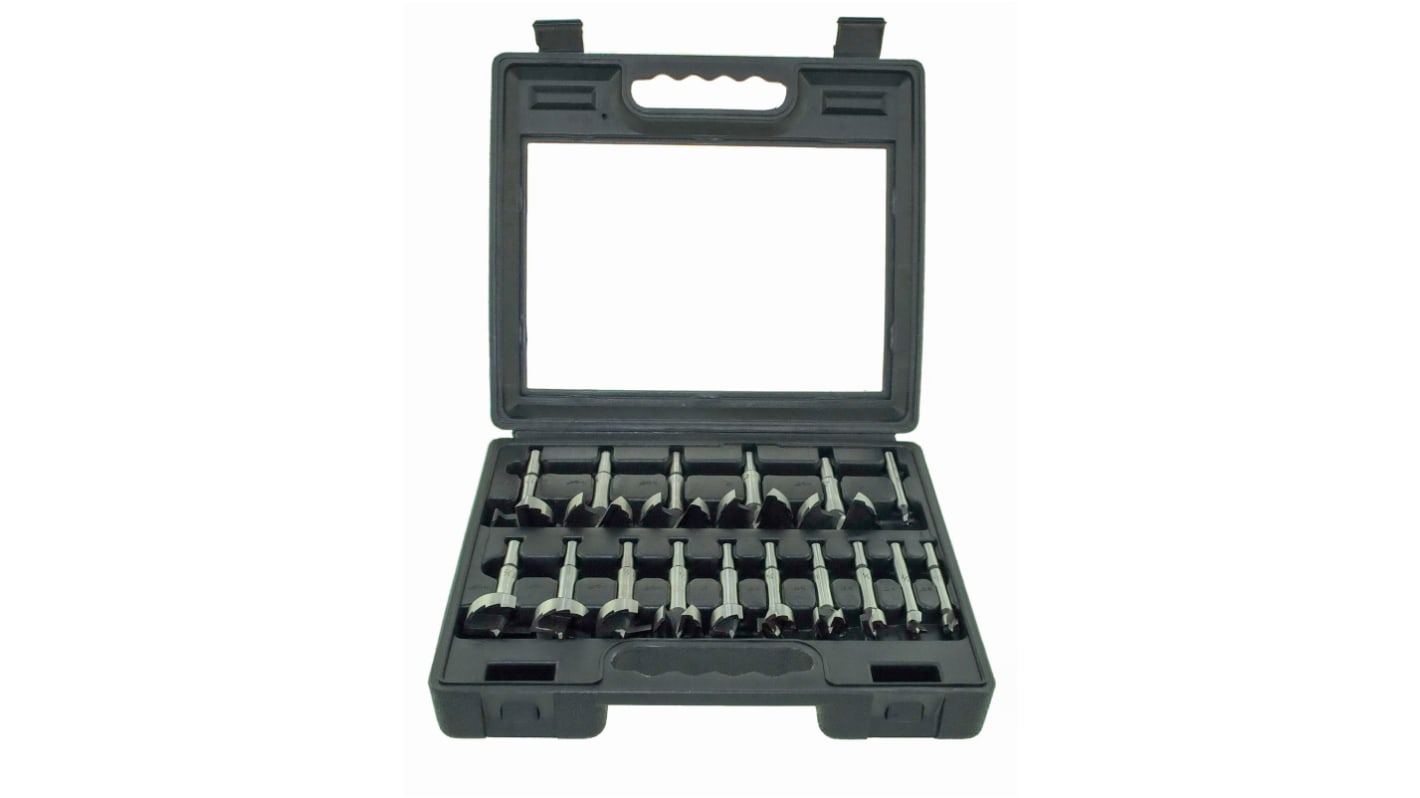 RS PRO 16-Piece Hole Saw Set Set, 2in Max, 1/4in Min, HCS Bits