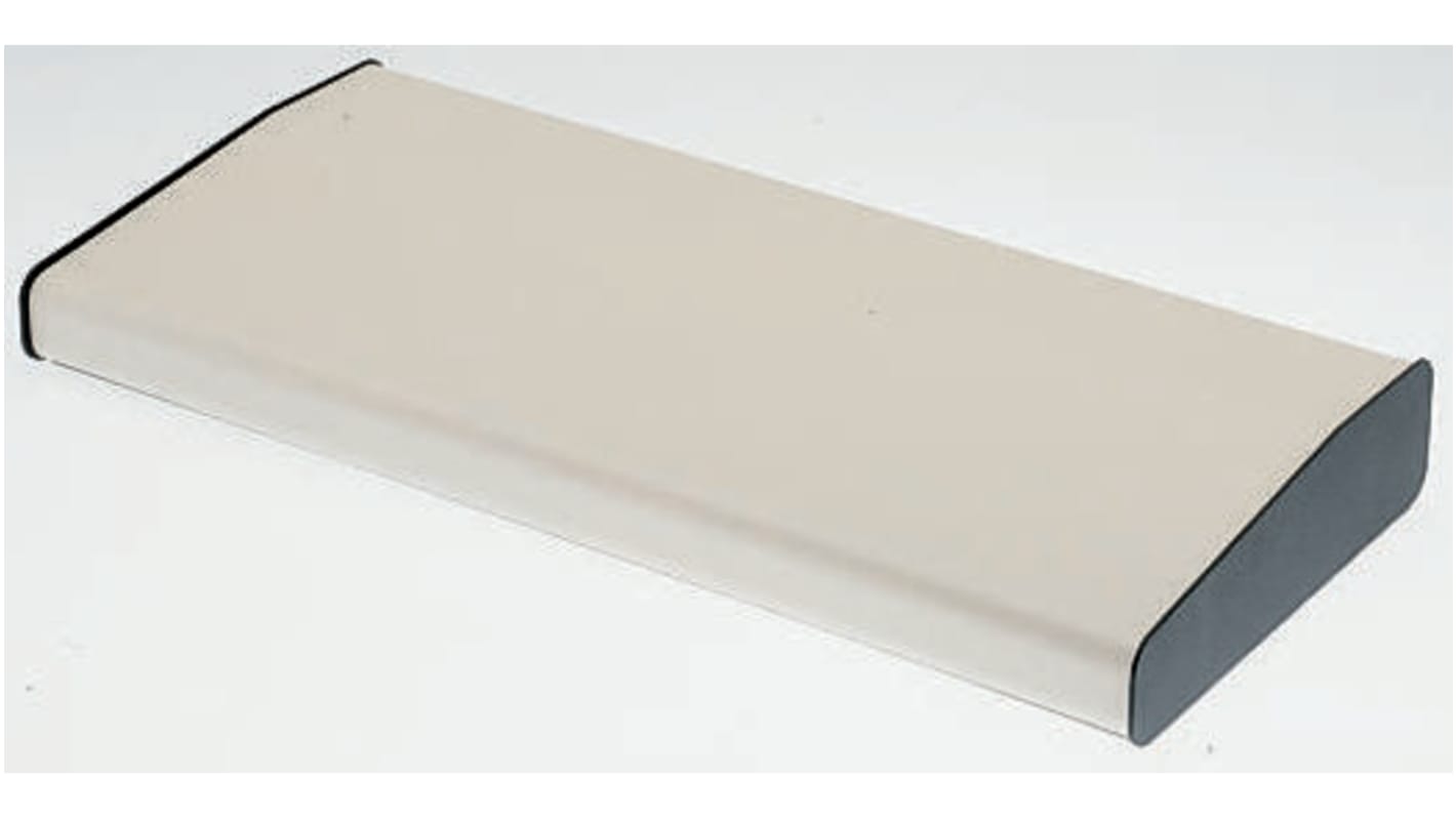 Contenitore per elettronica CamdenBoss con frontale inclinato 210 x 178 x 80mm, in Alluminio, col. Beige