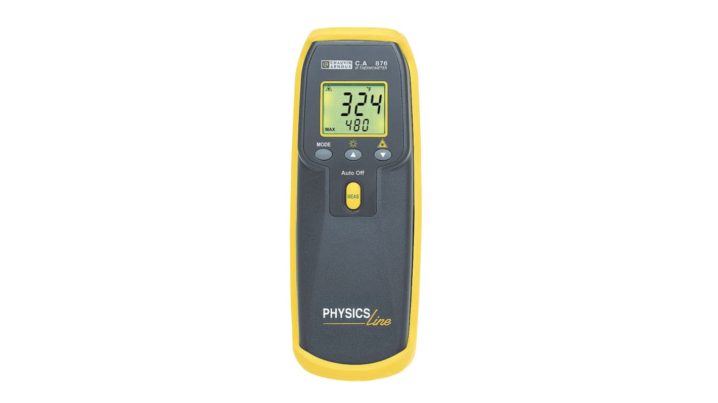 Chauvin Arnoux CA 876 Infrared Thermometer, -40°C Min, ±1 °C Accuracy, °C and °F Measurements With RS Calibration