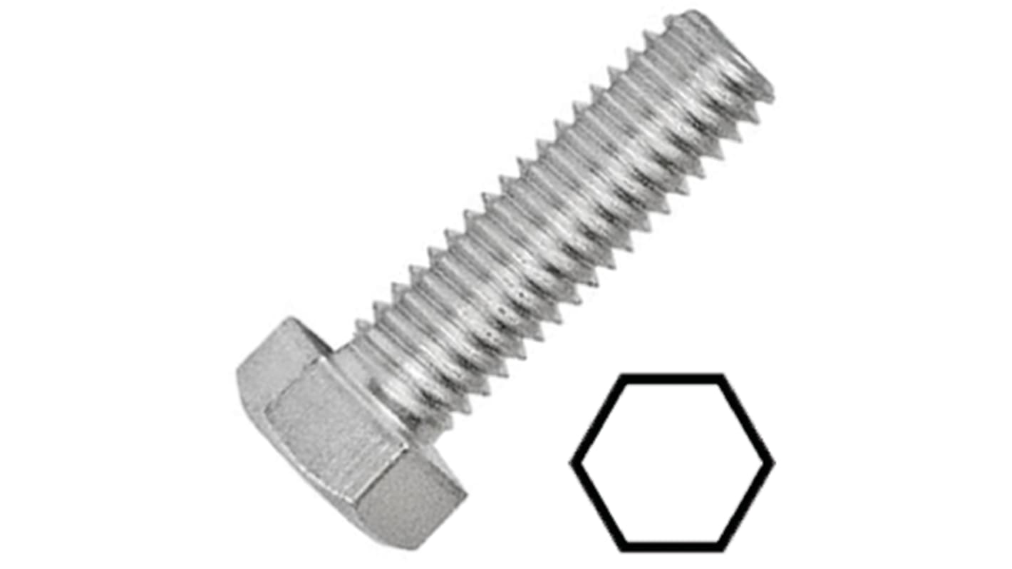 8888 Madenschrauben mit Ringschneide, M16 x 30mm, Edelstahl A4 Sechskant