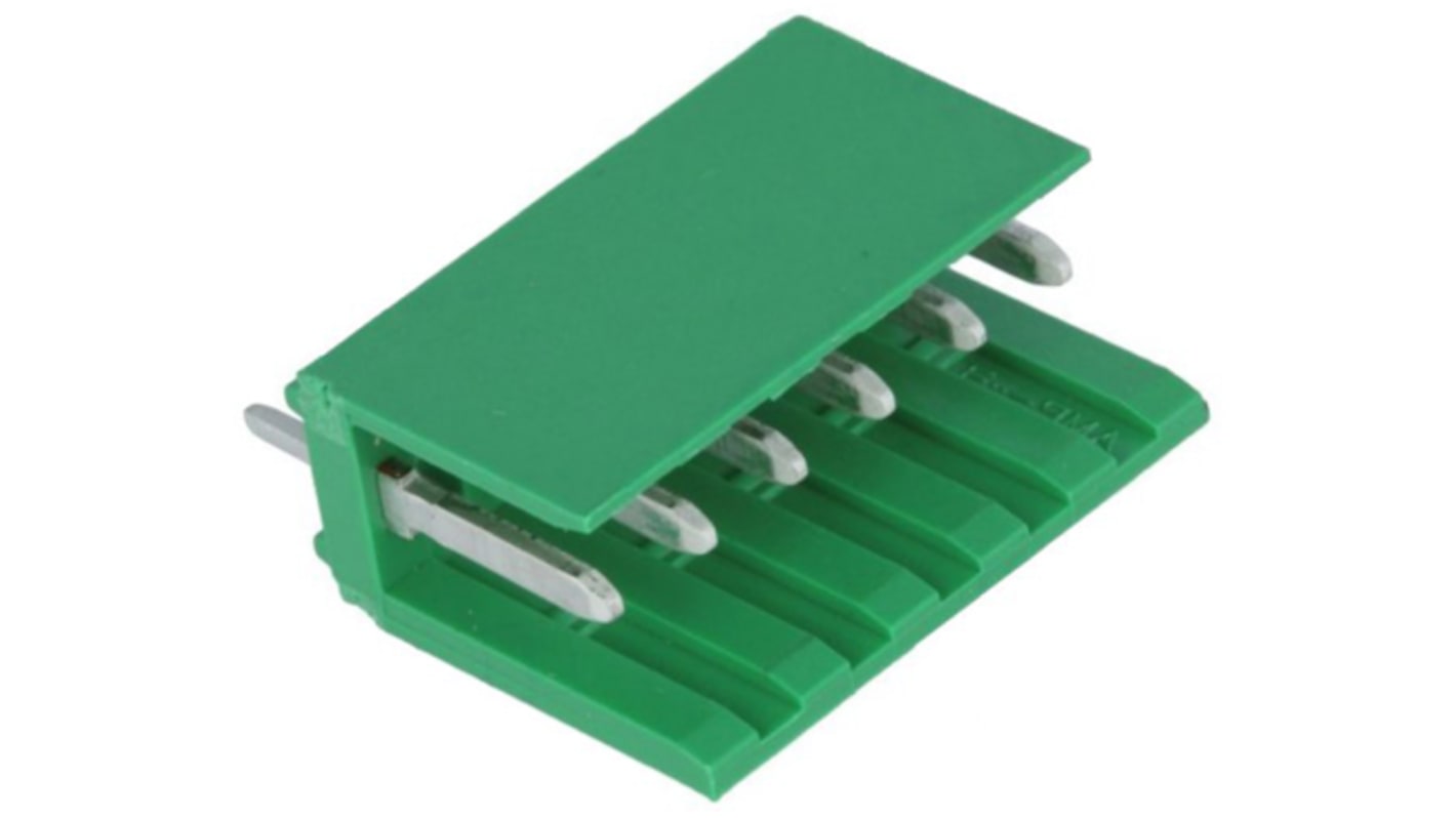 TE Connectivity AMPMODU MOD I Series Straight Through Hole PCB Header, 6 Contact(s), 3.96mm Pitch, 1 Row(s), Shrouded