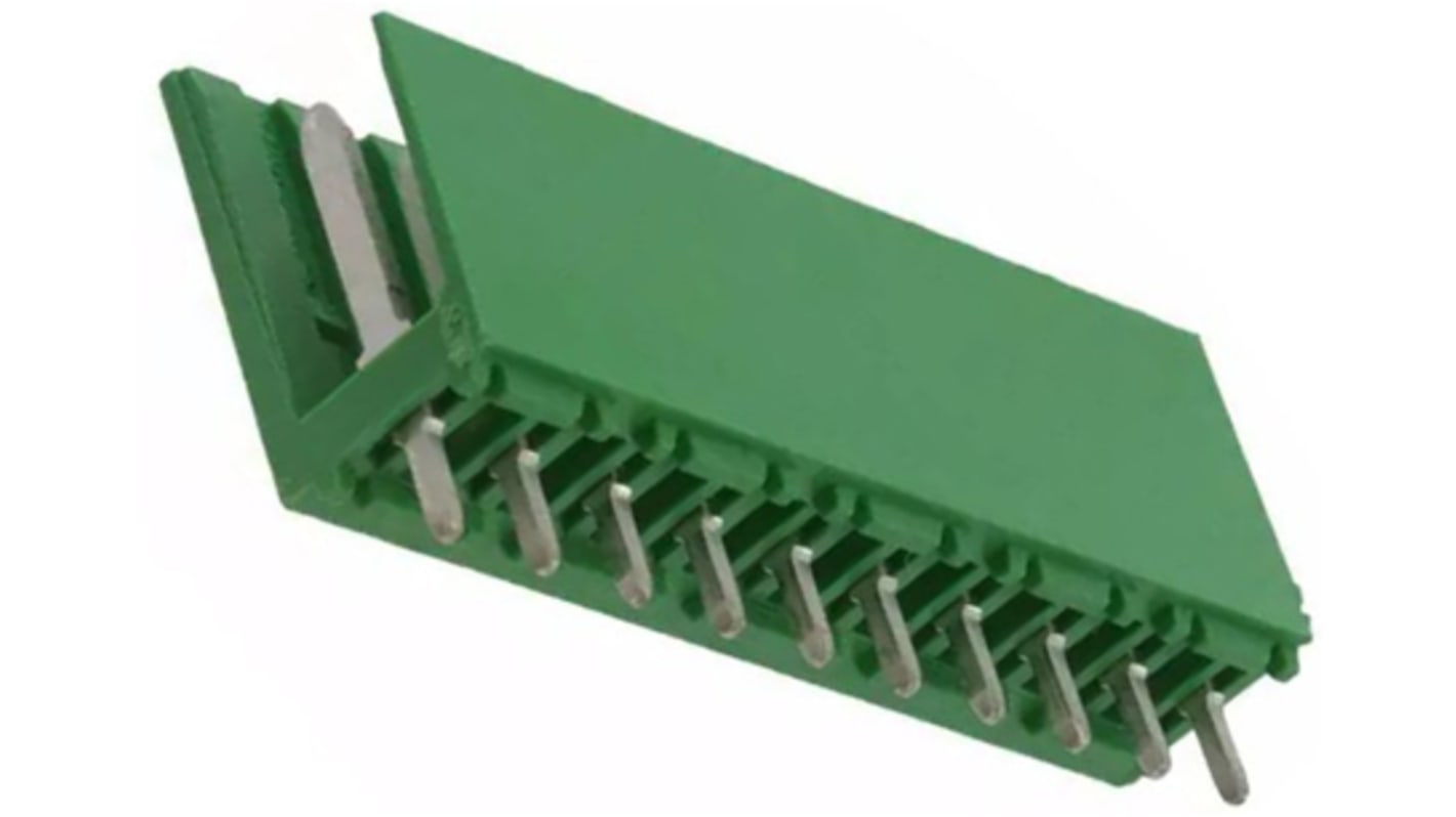 TE Connectivity AMPMODU MOD I Series Straight Through Hole PCB Header, 10 Contact(s), 3.96mm Pitch, 1 Row(s), Shrouded