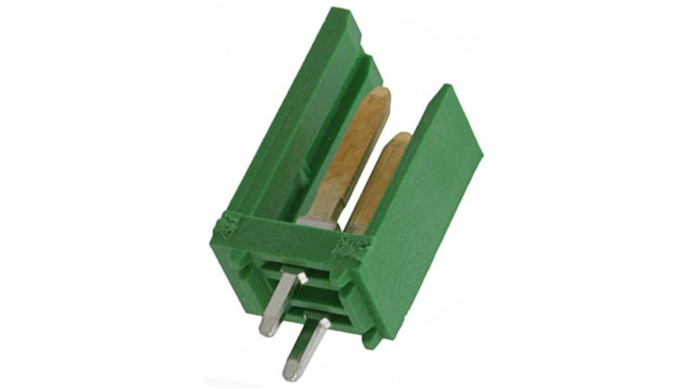 TE Connectivity AMPMODU MOD I Series Straight Through Hole PCB Header, 2 Contact(s), 3.96mm Pitch, 1 Row(s), Shrouded