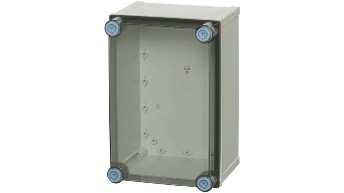 Fibox CAB PCQ Series Polycarbonate Wall Box, IP66, IP67, Viewing Window, 212 mm x 398 mm x 598mm