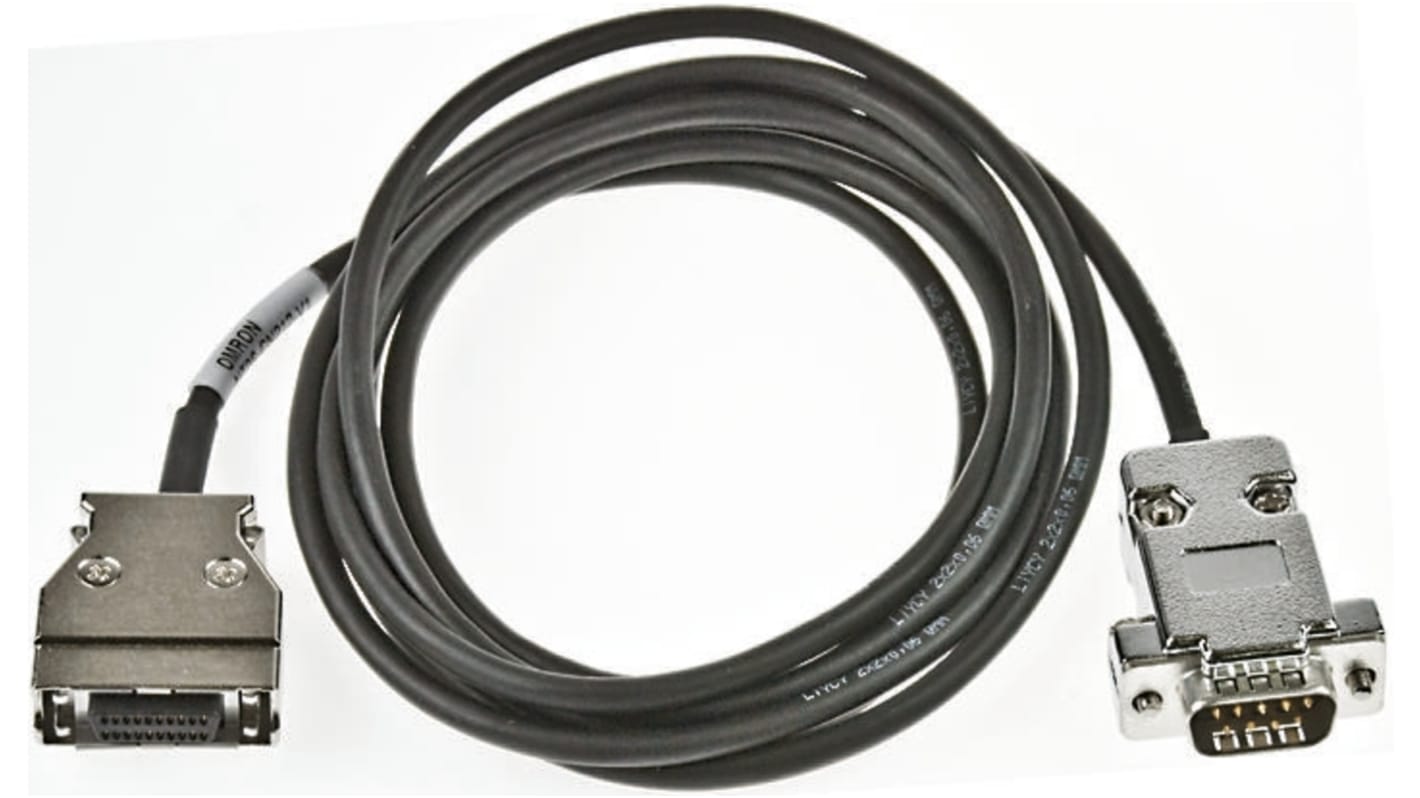 Omron Cable 5m For Use With HMI NQ3 Series, NQ5 Series, PLC CJ1 Series