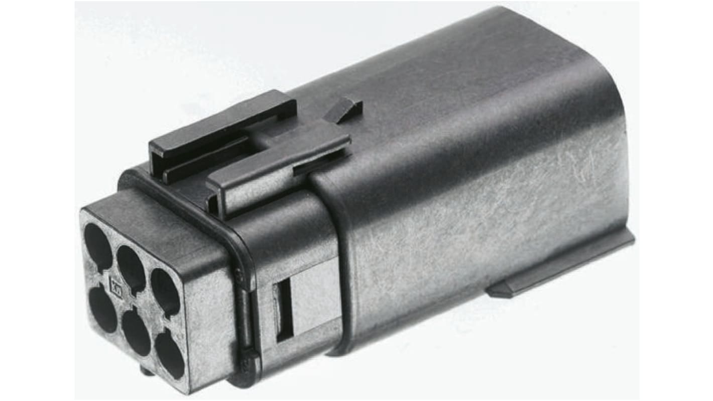 Boitier de connecteur Mâle, 2 contacts 1 rang , pas 5.84mm, Droit, Montage sur câble, série MX150L