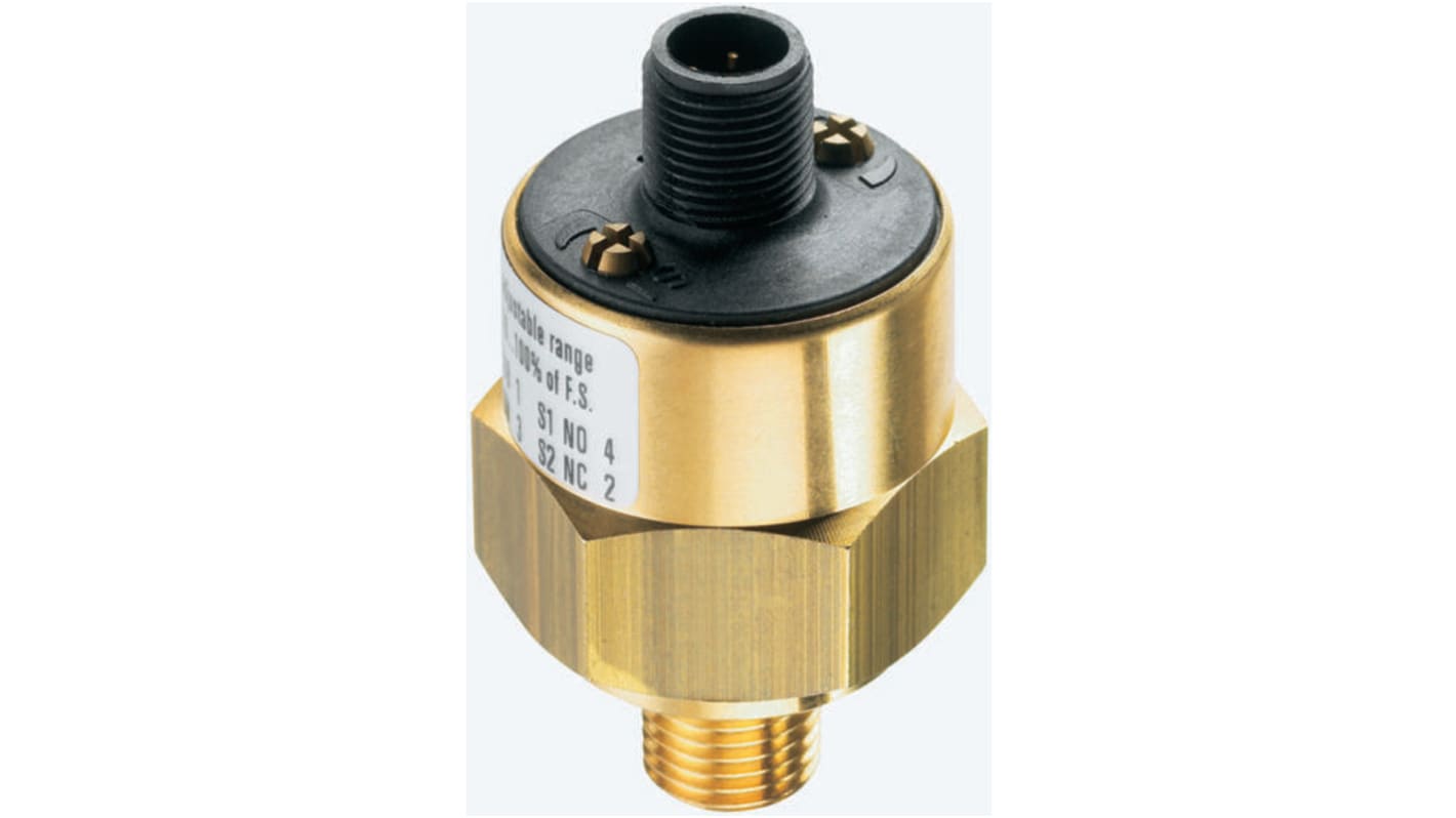 Tecsis Pressure Switch, G 1/4 0.5bar to 10 bar