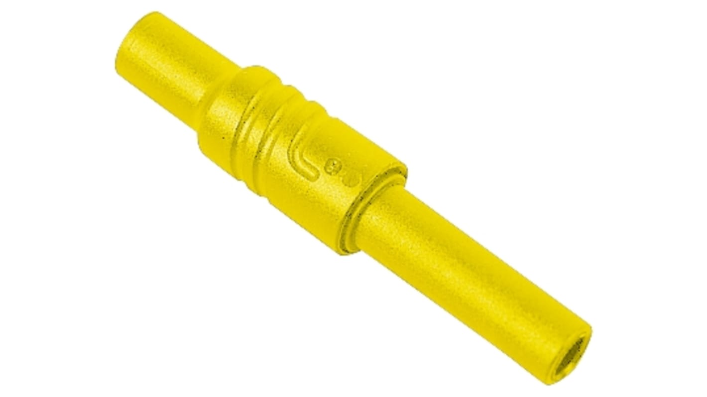 Fiche banane femelle 4 mm Hirschmann Test & Measurement Jaune Femelle 24A 1000V c.a. / V c.c.