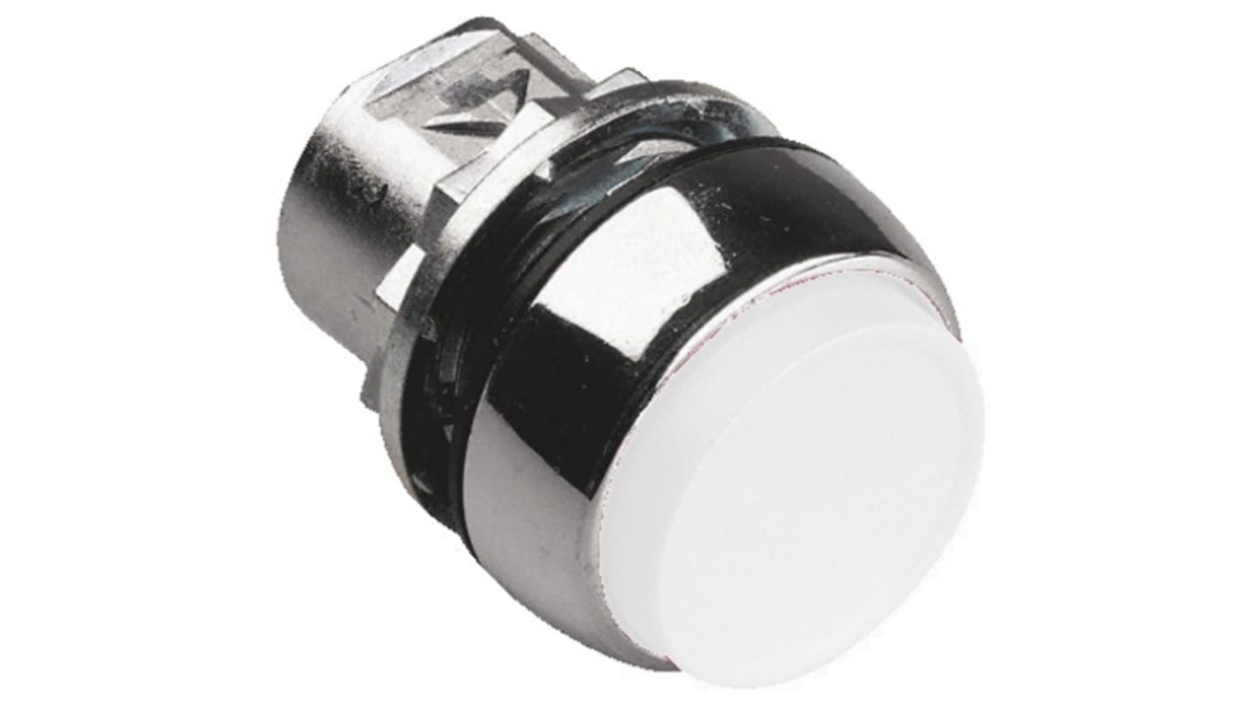 Allen Bradley 800F Series White Momentary Push Button Head, 22mm Cutout, IP65