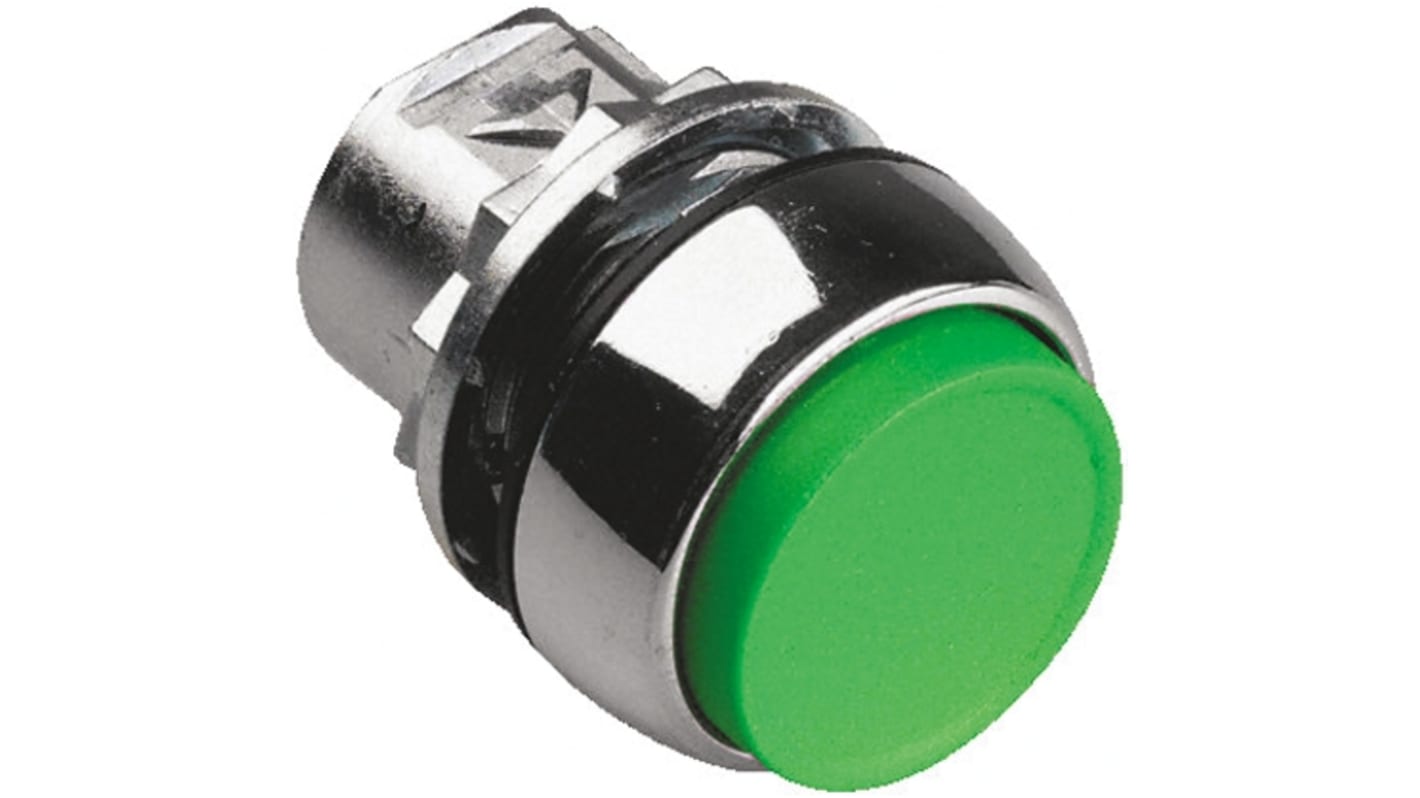 Allen Bradley 800F Series Green Momentary Push Button Head, 22mm Cutout, IP65