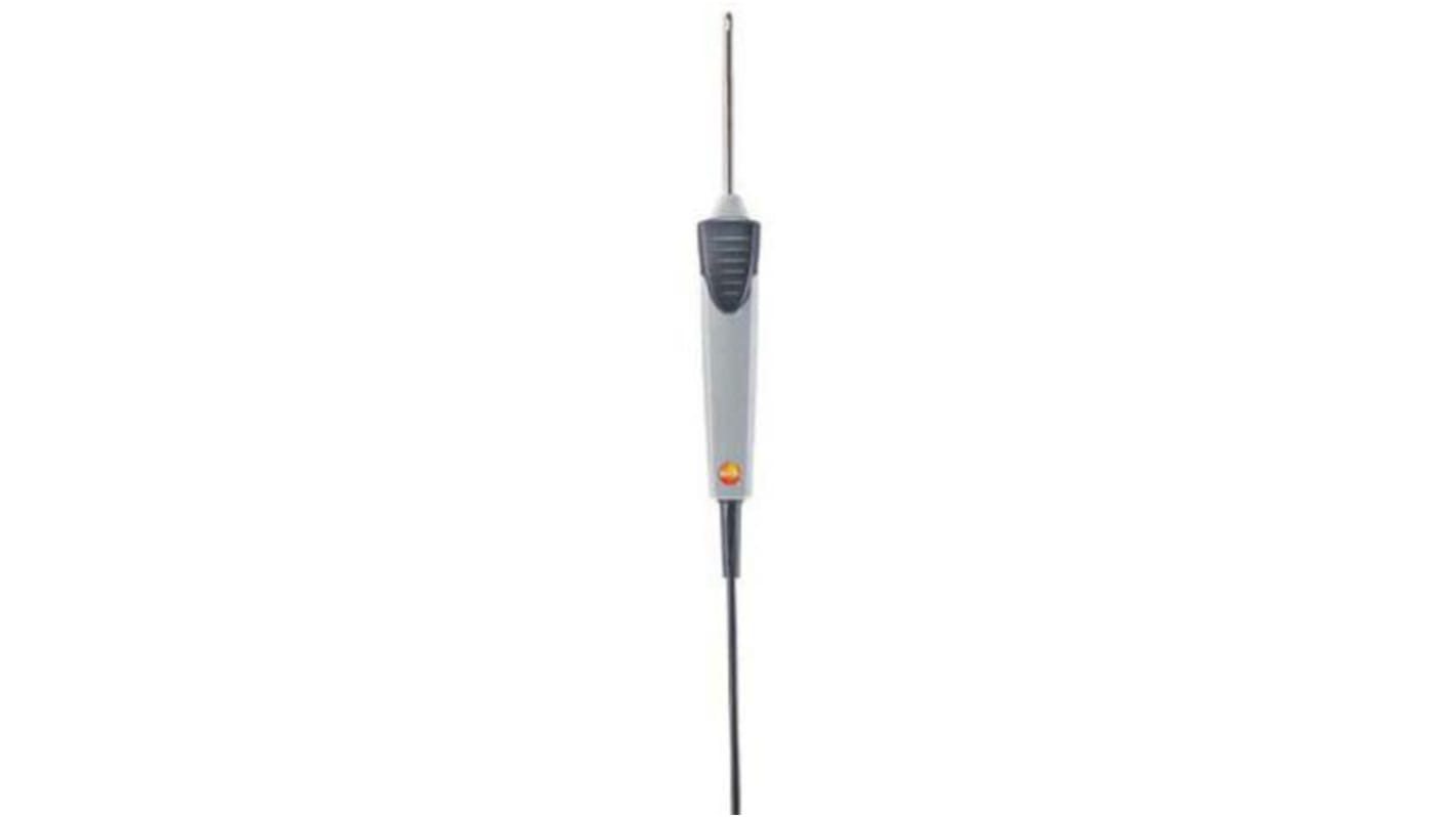 Testo K Air Temperature Probe, 115mm Length, 4mm Diameter, +400 °C Max, With SYS Calibration