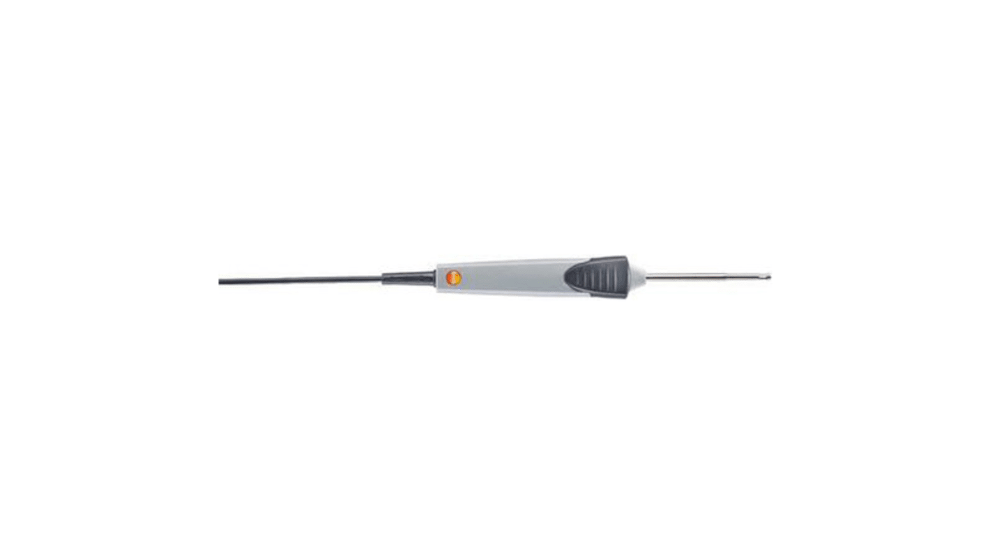 Sonda di temperatura Testo tipo NTC , Ø 4 mm, 5 mm, lungh.50 mm, 115 mm, +125 °C max, Cert. ISO