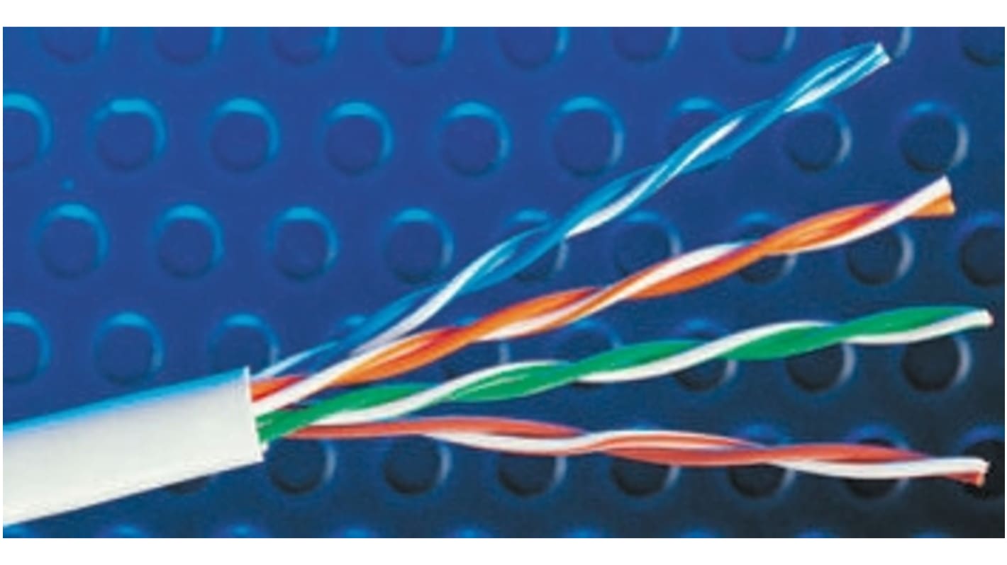 7053 3 13270 Krone Cat5e Cable, F/UTP, Orange LSZH Sheath RS