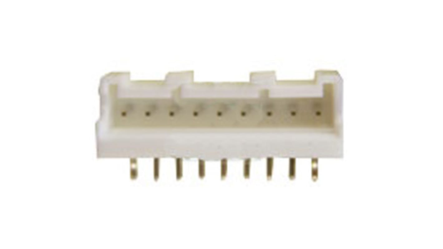 JST PA Series Right Angle Through Hole PCB Header, 9 Contact(s), 2.0mm Pitch, 1 Row(s), Shrouded