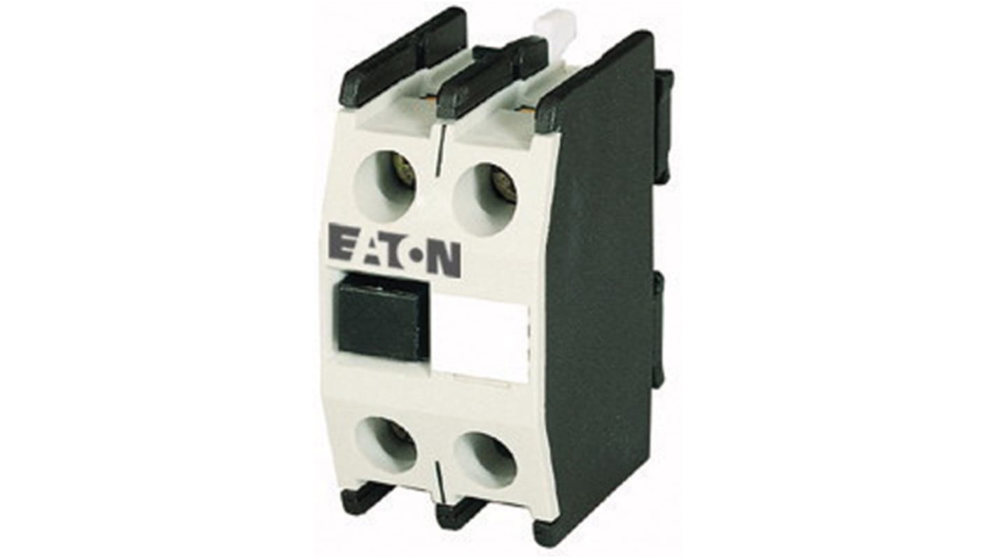 Contatto ausiliario Eaton, 2 contatti, 2 N/A, montaggio frontale, serie Eaton Moeller