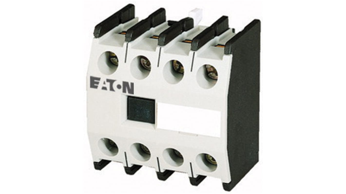 Eaton Auxiliary Contact, 4 Contact, 1NO + 3NC, Front Mount