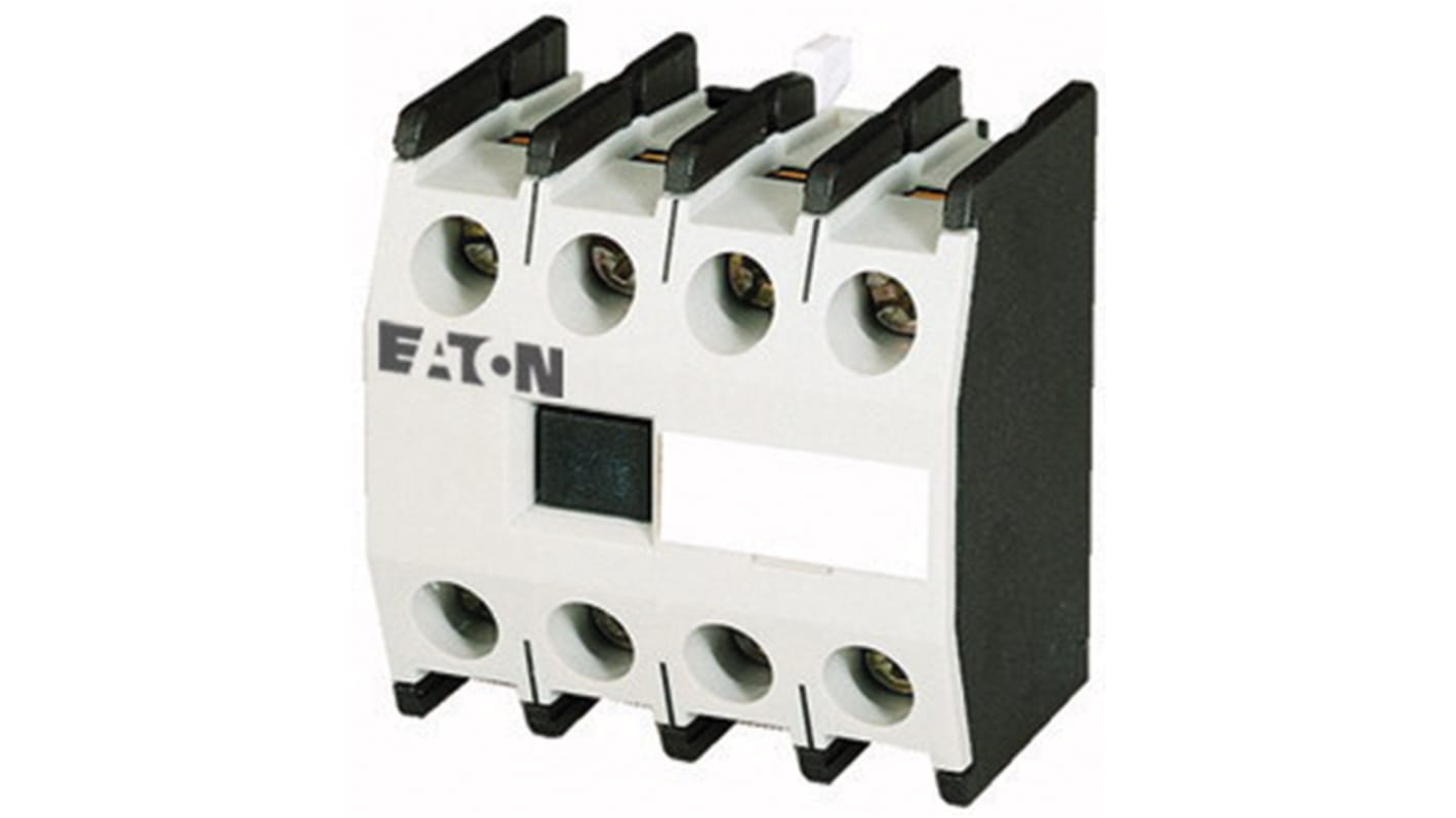 Contatto ausiliario Eaton, 4 contatti, 1NO + 3NC, montaggio frontale, serie Eaton Moeller