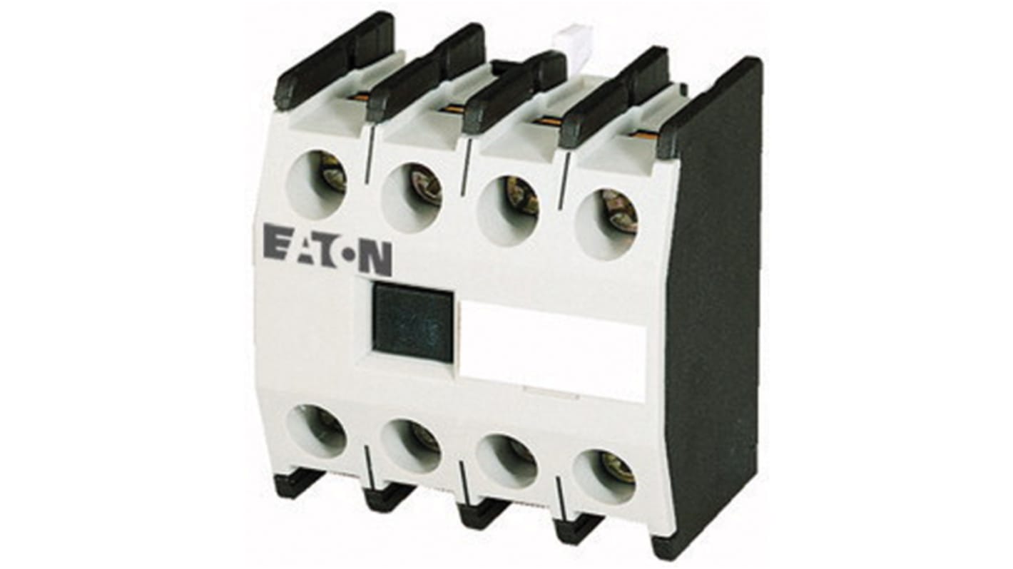 Eaton Auxiliary Contact, 4 Contact, 2NC + 2NO, Front Mount