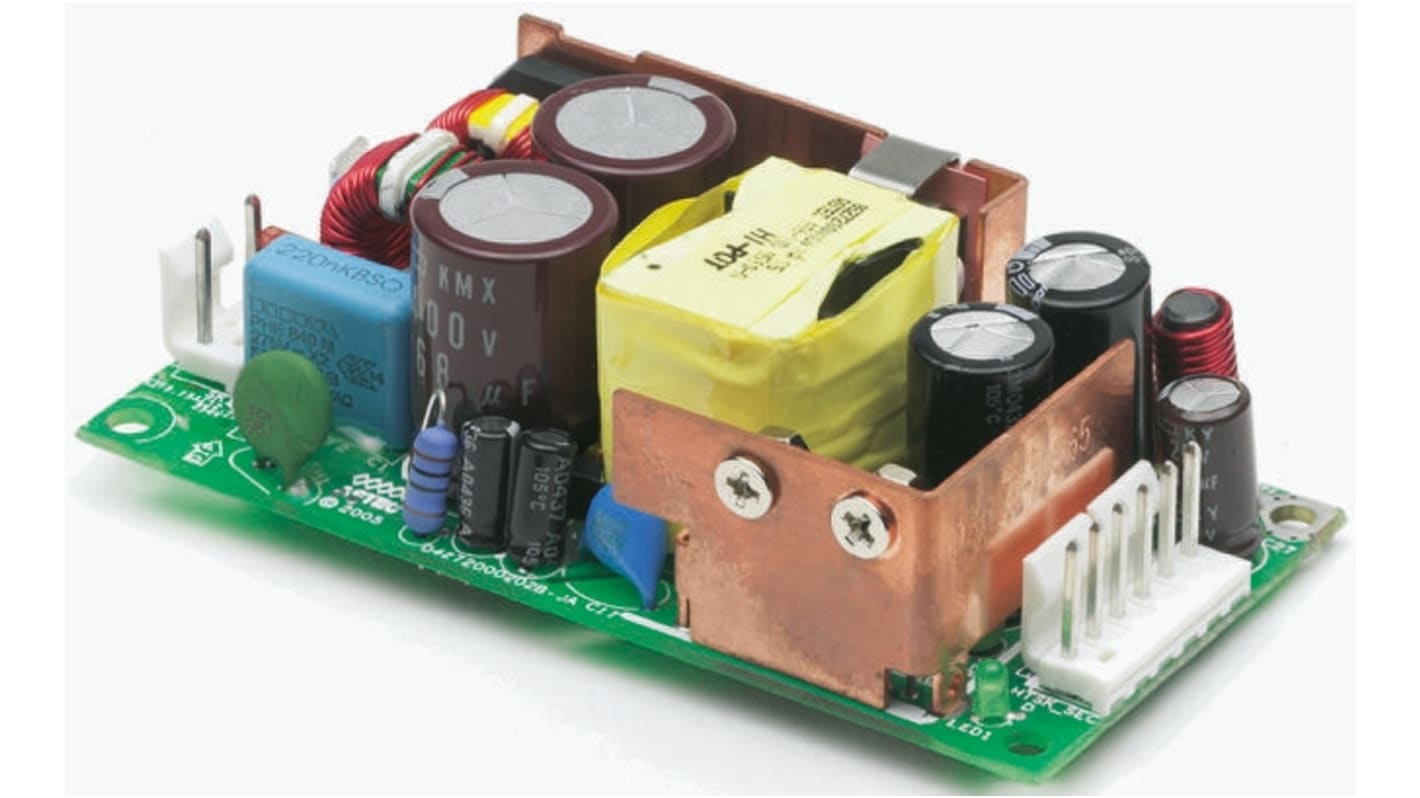 Artesyn Embedded Technologies Embedded Switch Mode Power Supply SMPS, LPS53-M, 12V dc, 5.4A, 60W, 1 Output, 127