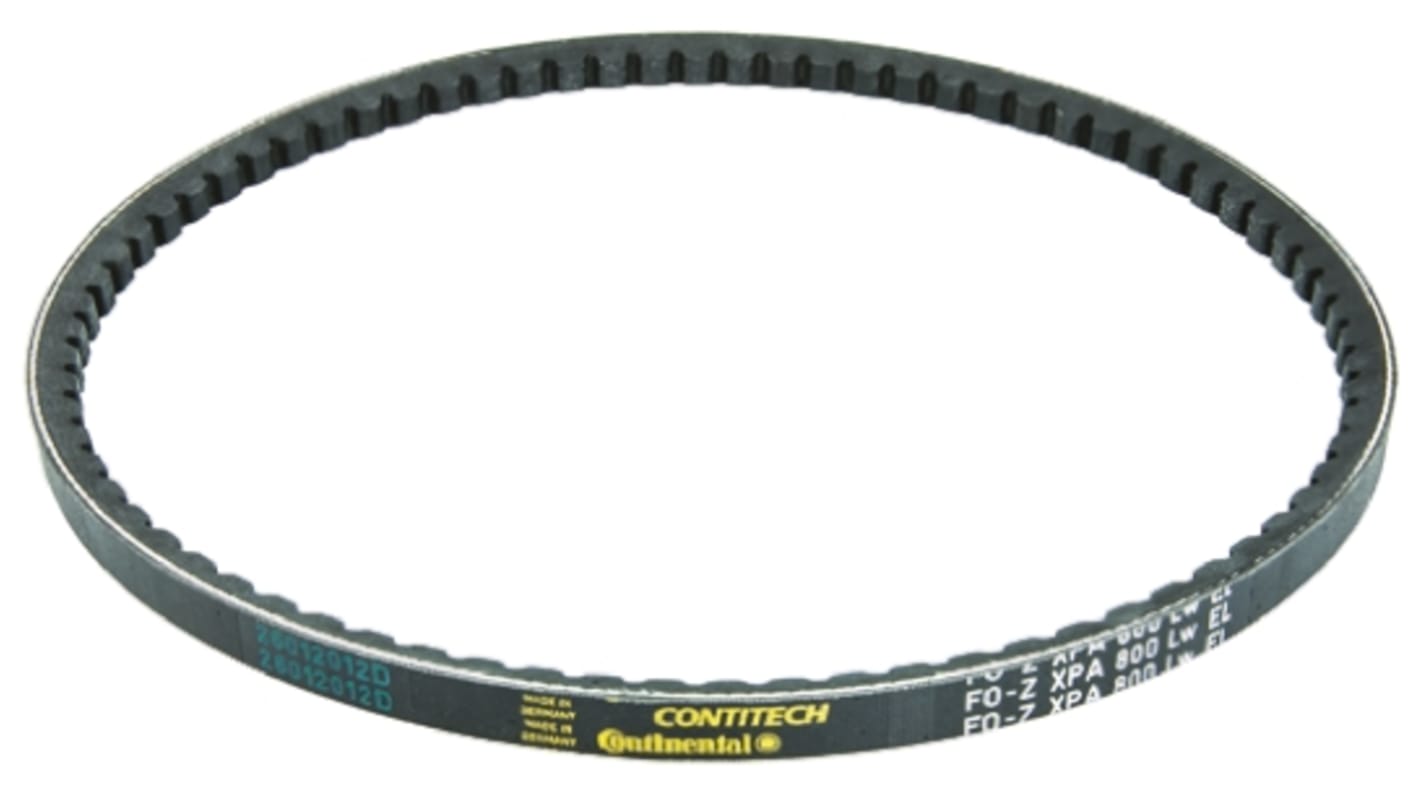 Contitech Drive Belt, belt section XPA, 1650mm Length