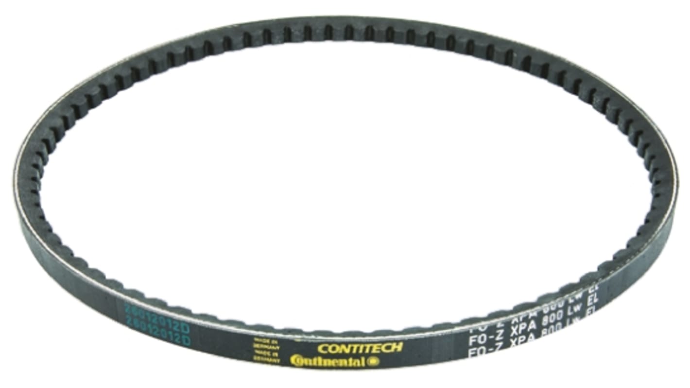 Contitech CONTI FO-Z Gummi Antriebsriemen, XPZ-Profil 9.7mm x 8mm x 780mm, Scheiben-Ø 50mm